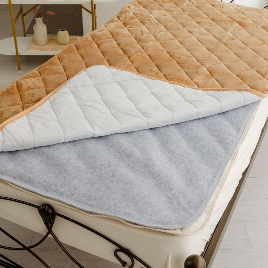 節電対策!万能アルミシート入り簡易シート 敷パッド用 シングル |  | 02