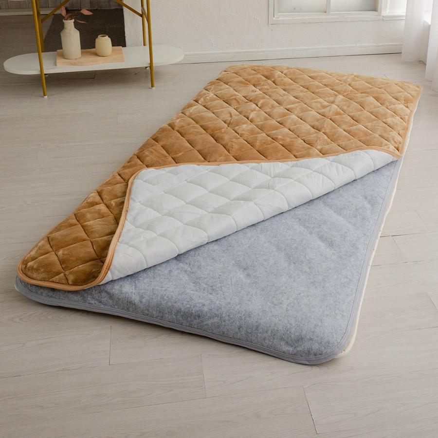 節電対策!万能アルミシート入り簡易シート 敷パッド用 シングル |  | 04