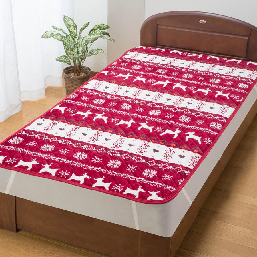 ノルディック柄 フランネル敷パッド 2色組 |  | 01