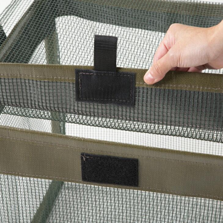 ゴミ出し番長カラスルー ゴミ出し ボックス カラスよけ カラスネット ゴミ箱 折りたたみ 90L 軽量 ベランダ 屋外 ゴミネット ボックス |  | 04