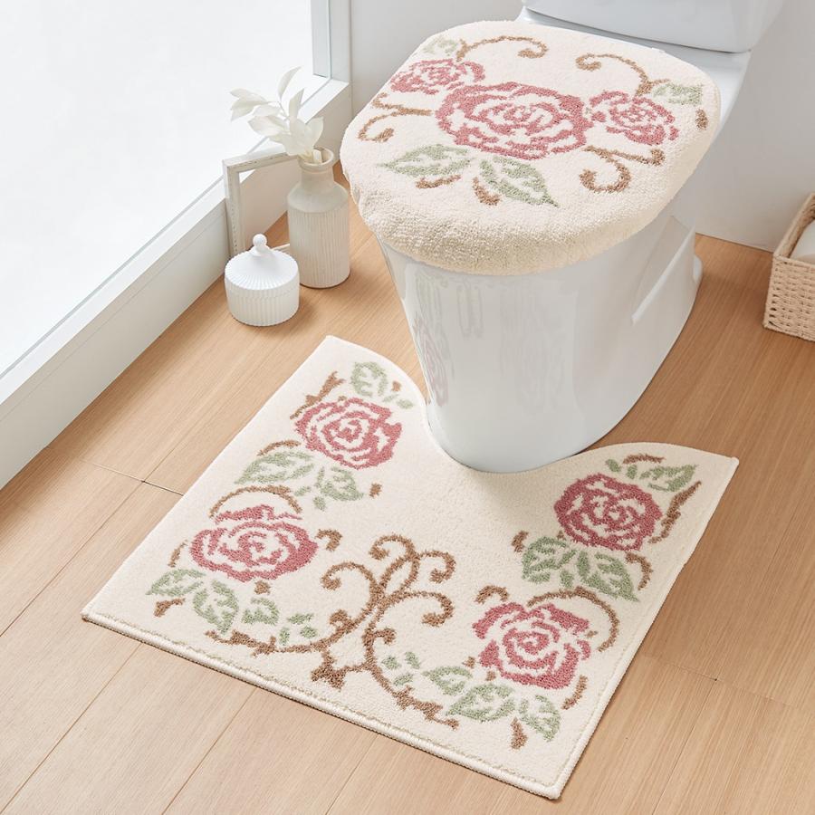 トイレマットシリーズ「ローズガーデン」レギュラーマット60×60cm |  | 04