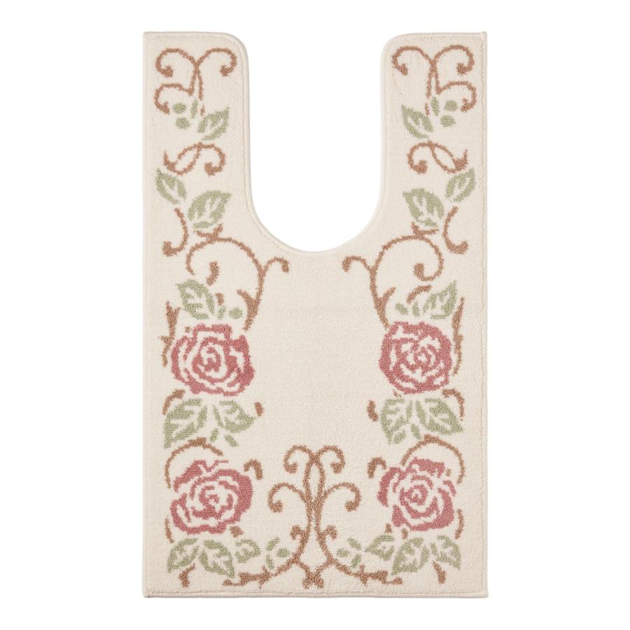 トイレマットシリーズ「ローズガーデン」耳長ロングマット60×100cm |  | 01