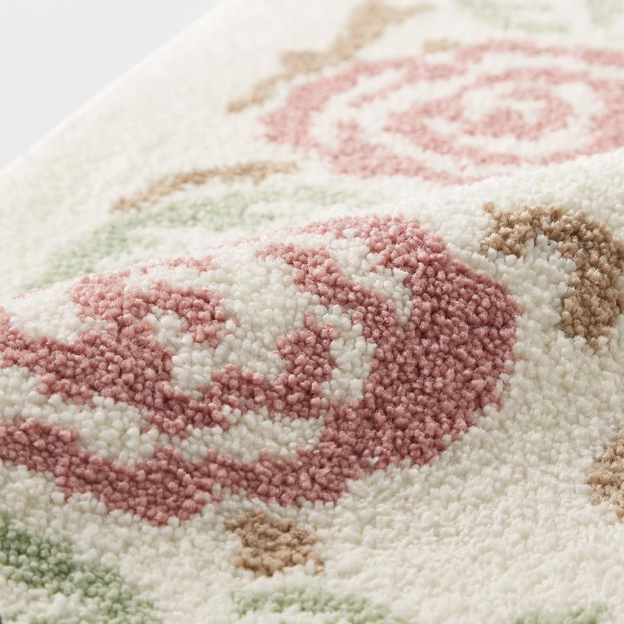 トイレマットシリーズ「ローズガーデン」耳長ロングマット60×100cm |  | 02