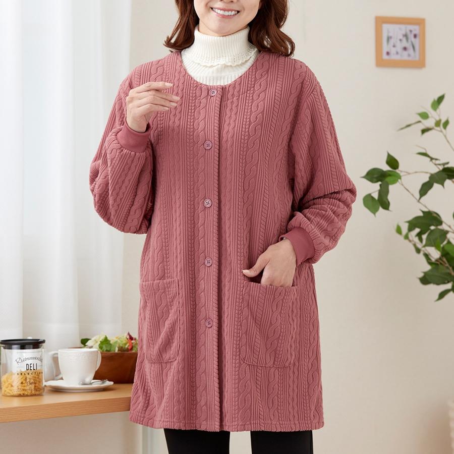 フリースケーブル柄かっぽう2色組 |  | 03