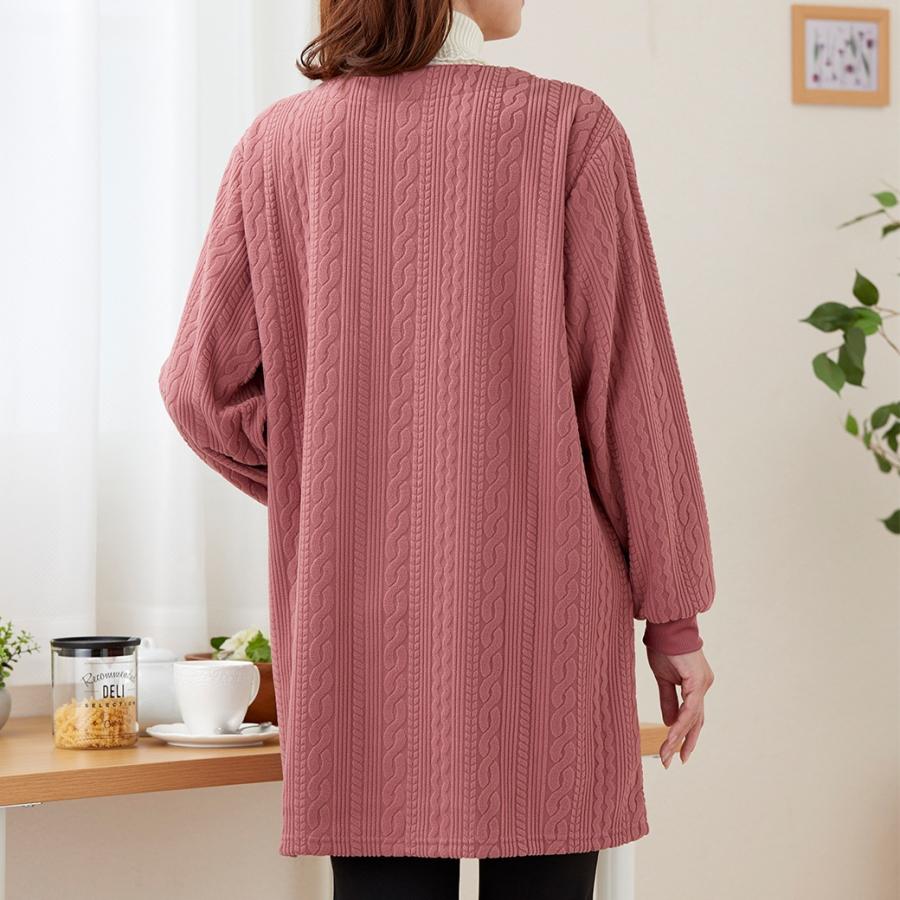 フリースケーブル柄かっぽう2色組 |  | 05