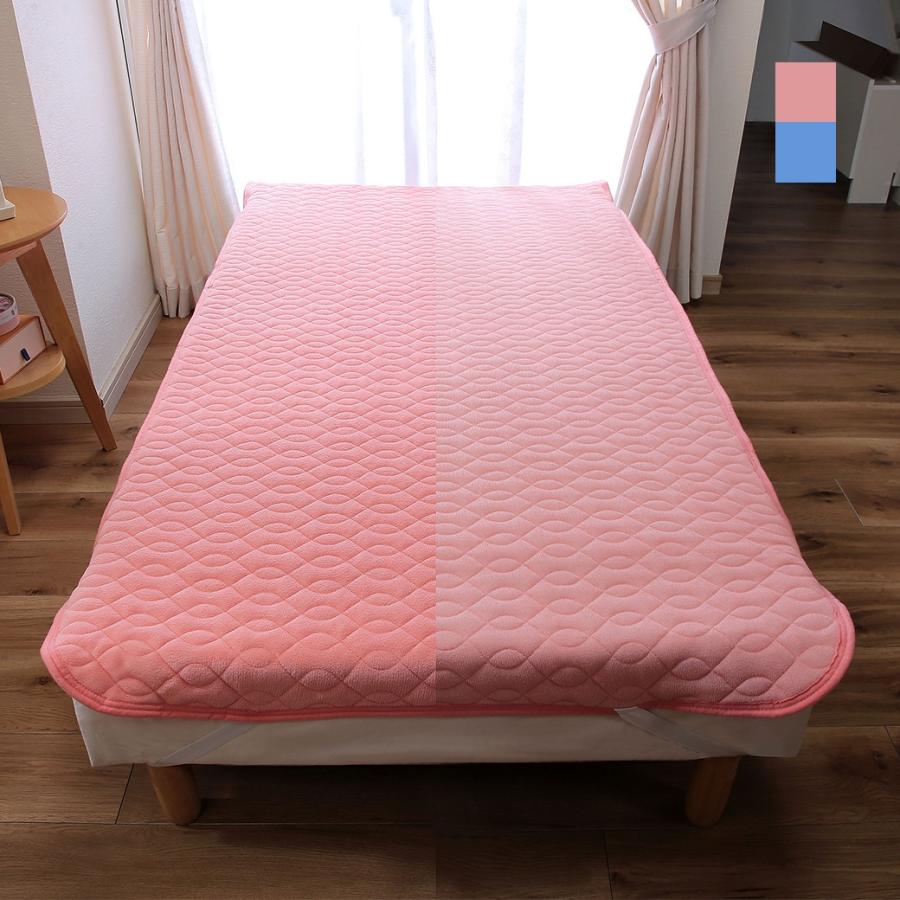 ぬくぬく＆サラリのリバーシブル敷パッド シングル 100×205cm | 