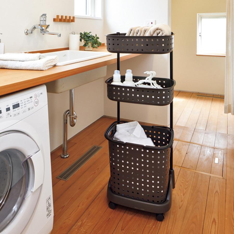 日本製 ランドリーバスケット 3段 |  | 03