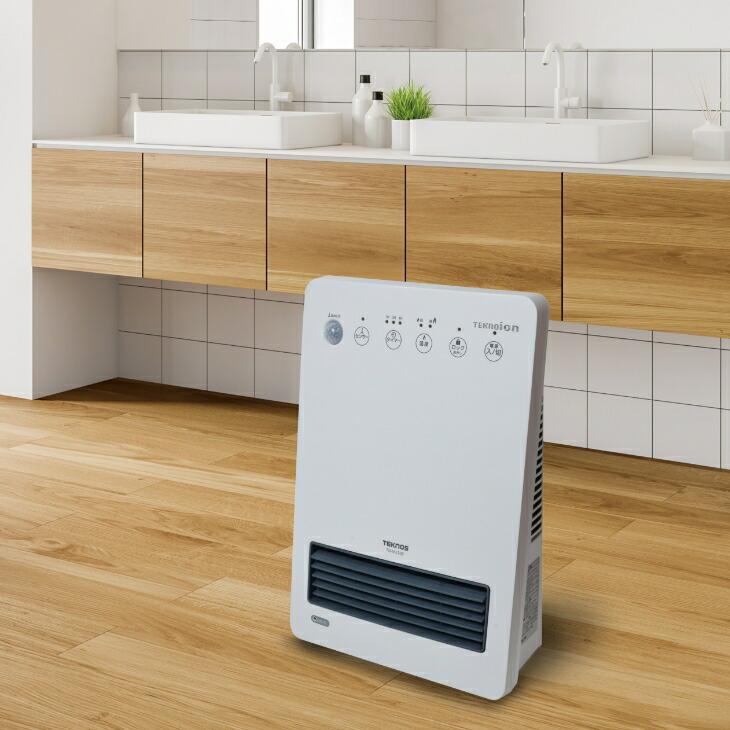 テクノス TEKNOS 人感センサー付き セラミックヒーター 電気 温風 ファン 暖房 即暖 速暖 脱衣所 トイレ コンパクト TSI-M2203 TSIM2203 |  | 04