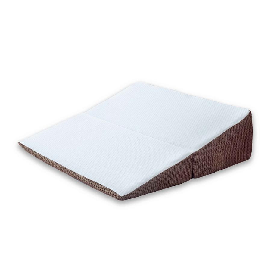 背中から支える斜めまくら 傾斜枕 なだらか ワイド 足枕 ウレタン 2層 折り畳み 低反発 高反発 大人 子供 快眠グッズ |  | 01