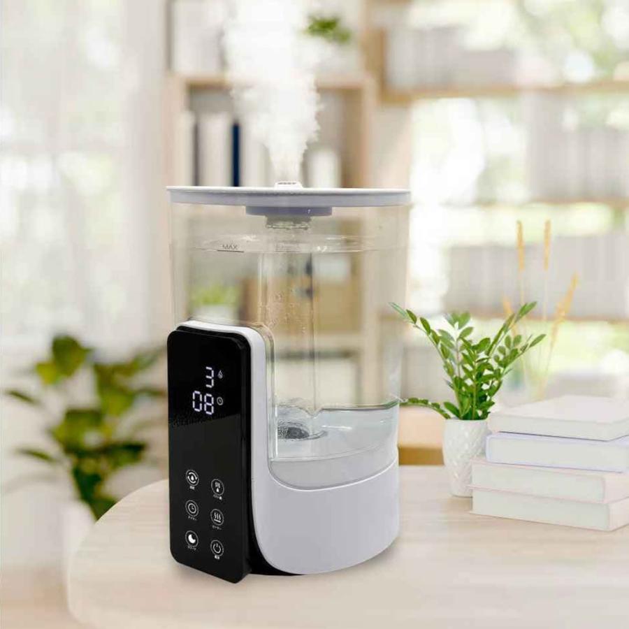 ハイブリッド加湿器 上部 給水式 ミスト OFFタイマー リモコン付属 5L