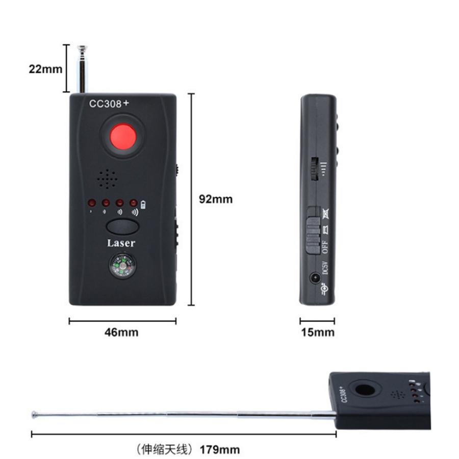 盗聴盗撮発見器 盗聴器発見機 盗撮防止 防犯 セキュリティ 対策 探知機 持ち運び コンパクト 簡単操作 旅行 宿泊先 出張 護身 |  | 05