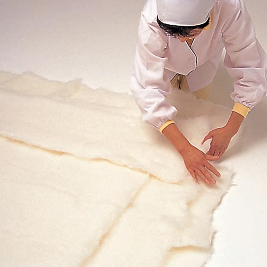 〈日本製〉手作り綿わた掛布団 掛け布団 シングル 天然素材 コットン 職人仕立て 吸湿 保温 和布団 ふっくら 熟睡 安眠 |  | 08