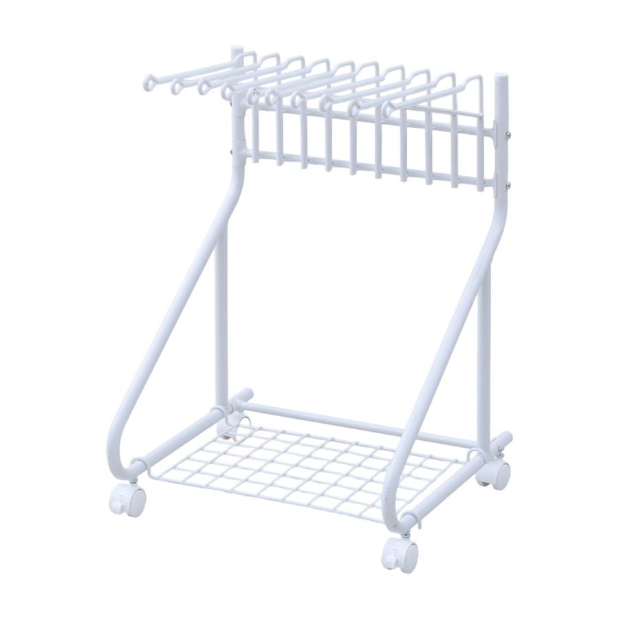 スラックスハンガー コンパクト 2つ折り 滑り止め スラックスハンガーラック 10本対応 |  | 02