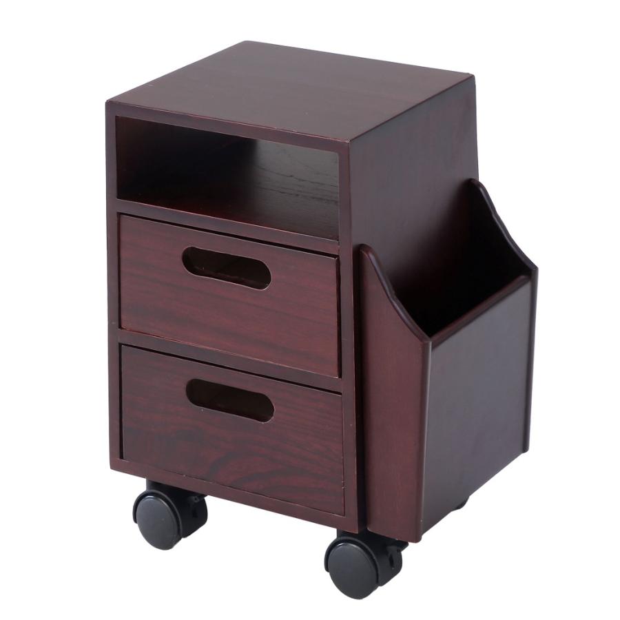 座椅子のサイドテーブルスリムワゴン ミニワゴンテーブル  サイドワゴン 収納 |  | 02