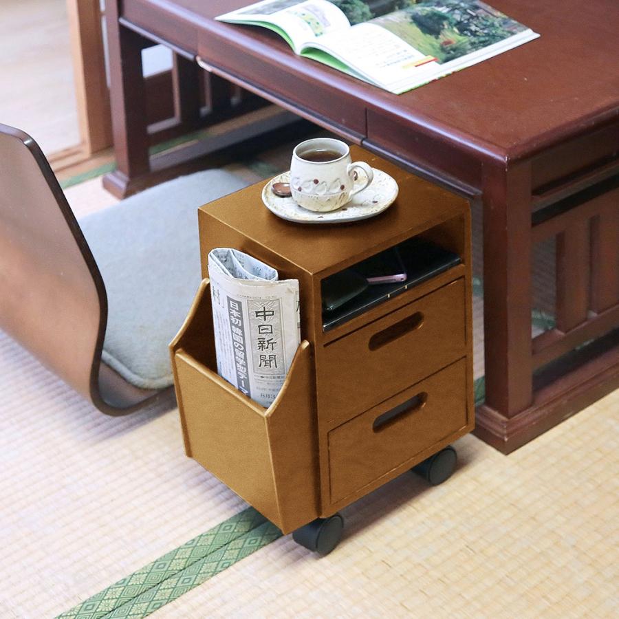 座椅子のサイドテーブルスリムワゴン ミニワゴンテーブル  サイドワゴン 収納 |  | 04