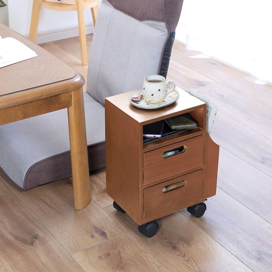座椅子のサイドテーブルスリムワゴン ミニワゴンテーブル  サイドワゴン 収納 |  | 06