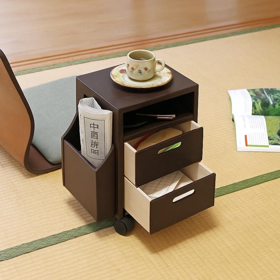 座椅子のサイドテーブルスリムワゴン ミニワゴンテーブル  サイドワゴン 収納 |  | 07