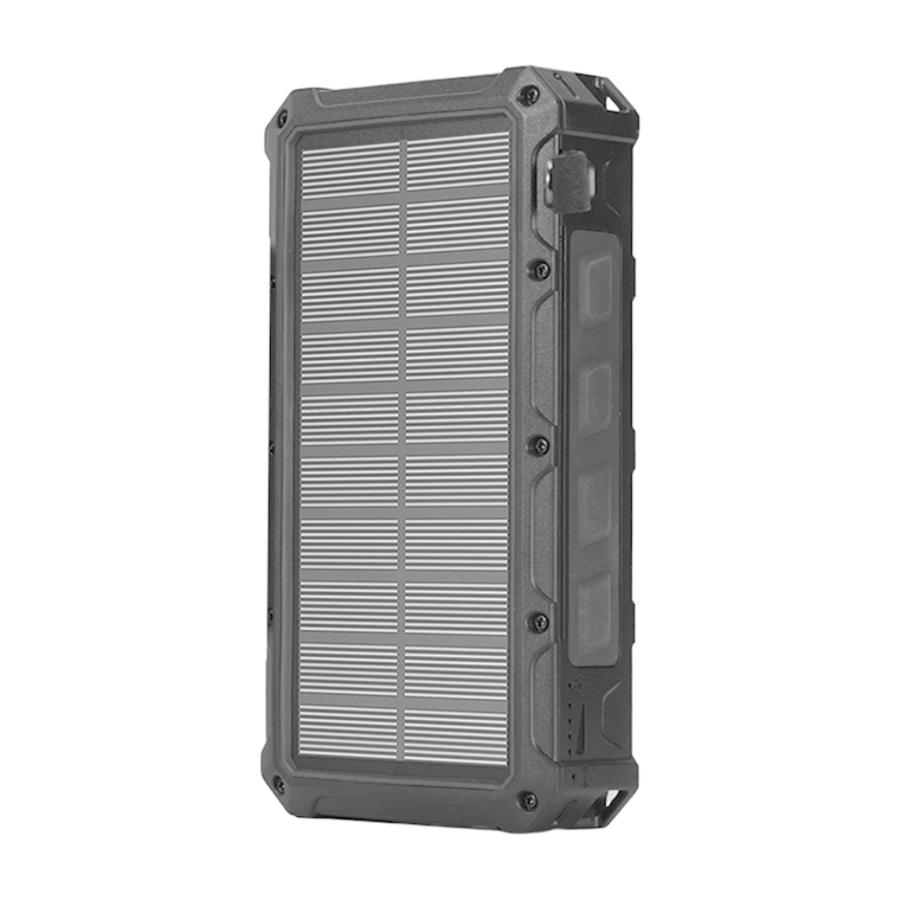 折り畳み式ソーラーモバイル充電器 40,000mAh 大容量 ケーブル内蔵