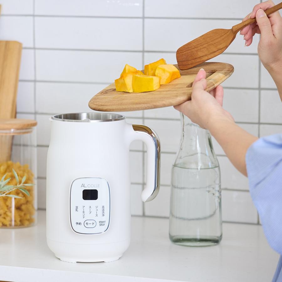 アルコレ 豆乳メーカー ASM-T600 スープメーカー スープマシン 離乳食 介護食 乾燥大豆 濃厚豆乳 手作り おから 丸ごと 健康 ヘルシー 豆乳機 全自動 高温洗浄 |  | 06