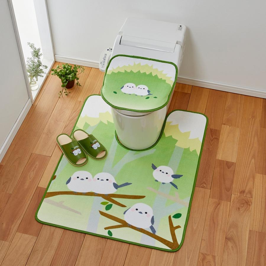 「森のシマエナガ」トイレマット シマエナガ トイレタリー | 