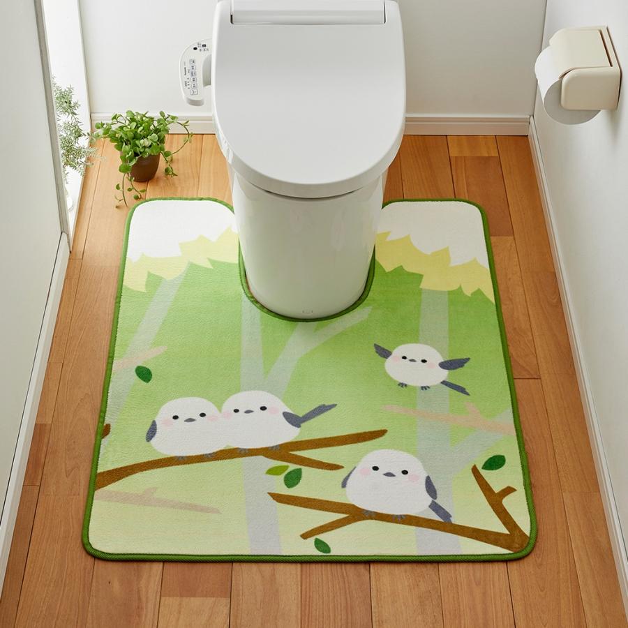 「森のシマエナガ」トイレマット シマエナガ トイレタリー |  | 03