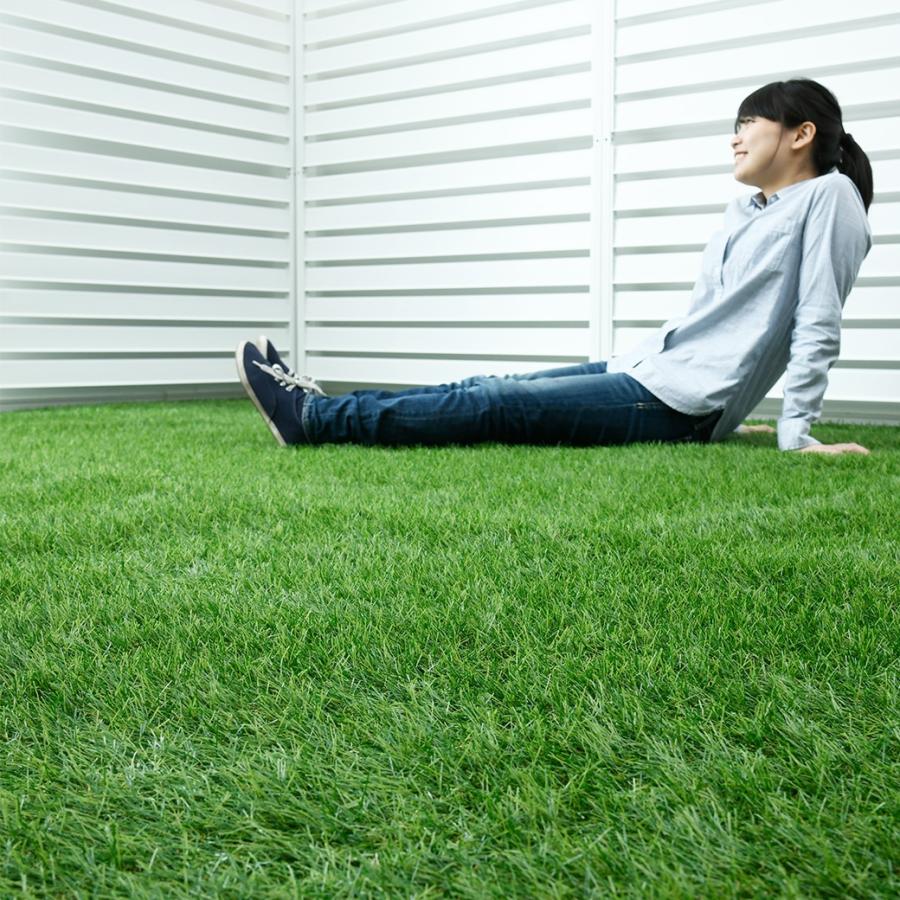 3層構造 リアル人工芝 100cmx500cm 敷くだけ 草が生えにくい構造 雑考