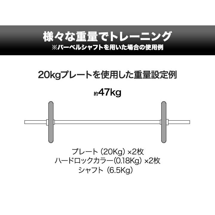 FIELDOOR バーベル 用 プレート 20kg 2個セット ブラック FIELDOOR バーベル 用 プレート 20kg 2個セット ブラック