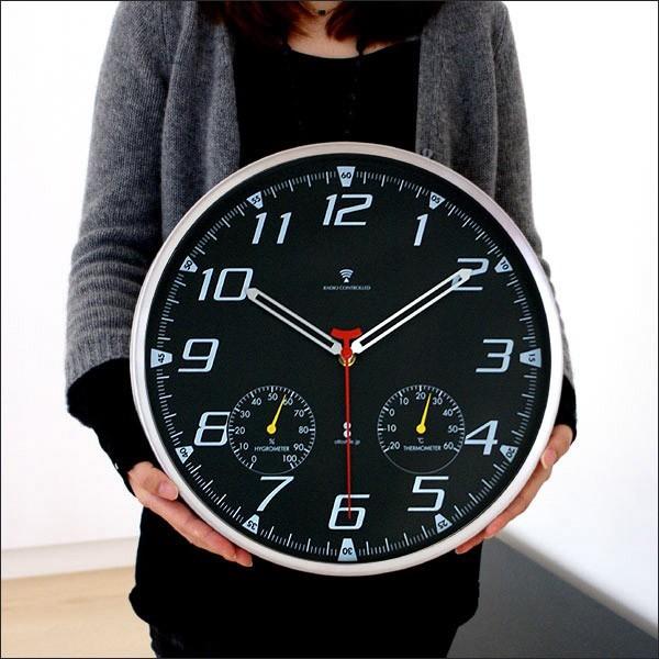 ジェコー　壁掛け時計　新品未使用品　動作確認無 掛け時計 電波時計 壁掛け時計 静音 おしゃれ かわいい