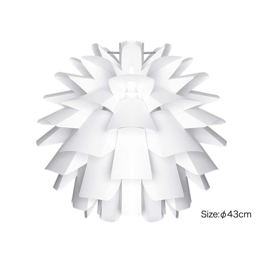 照明 ライト 天井照明 ペンダントライト LED 北欧風 ランプシェード 43cm シェードランプ 間接照明 ランプ 1年保証 送料無料 |  | 06