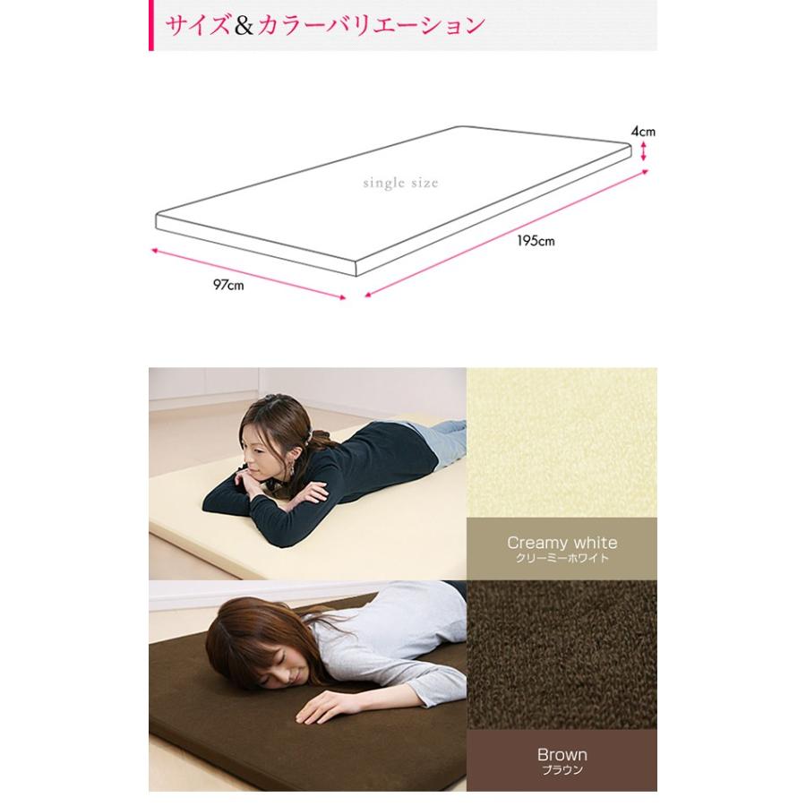 マットレス シングル S 高反発 厚さ4cm 高密度 27D 硬め 150N/180N