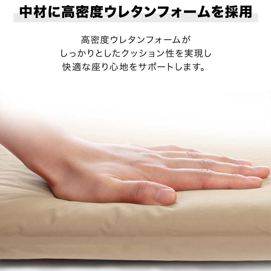 エアークッション 折りたたみクッション クッション インフレータブル 自動膨張 携帯クッション 膨らむ 座布団 アウトドア 1年保証 送料無料 | FIELDOOR | 03