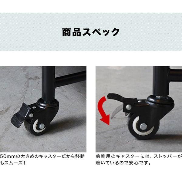 タイヤスタンド用 キャスター4個セット スパナ付 タイヤスタンド