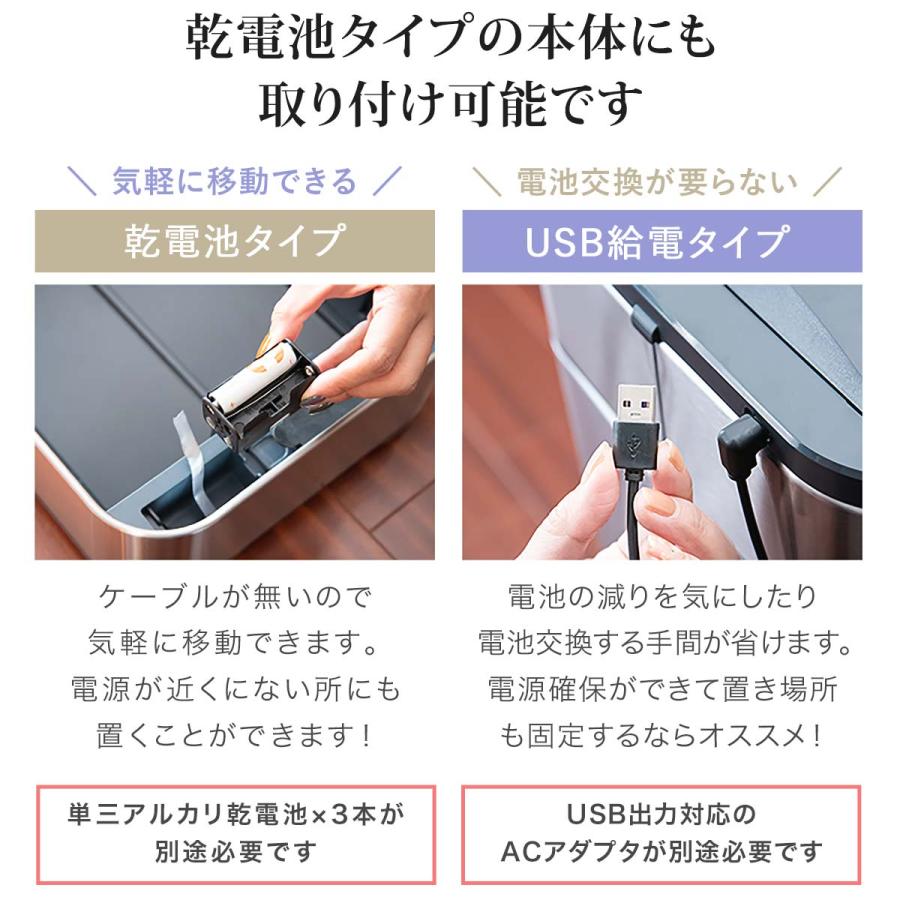 自動開閉 ゴミ箱 交換用ふた 40L/50L/60Lタイプ 専用フタ USB