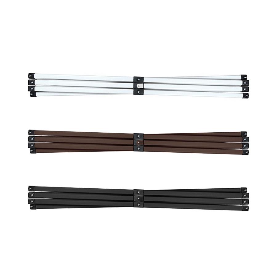 1年保証 ワンタッチタープテント用部品 クロス柱セット（2.0m用） スチール 2.0m 強化フレーム 4点ロック/センターロック 2段脚 対応 1年保証 | FIELDOOR | 02