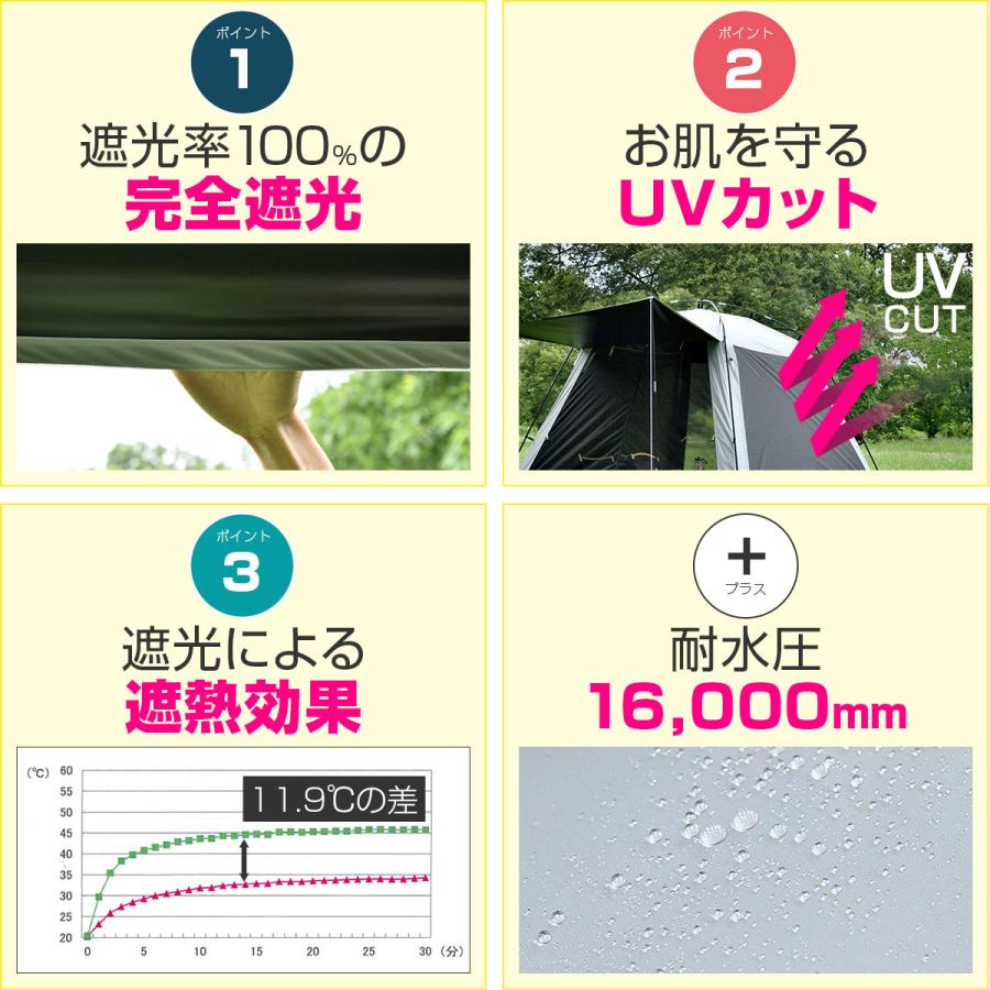 FIELDOOR（フィールドア） ヤフー1位 スクリーンテント・ワンタッチ