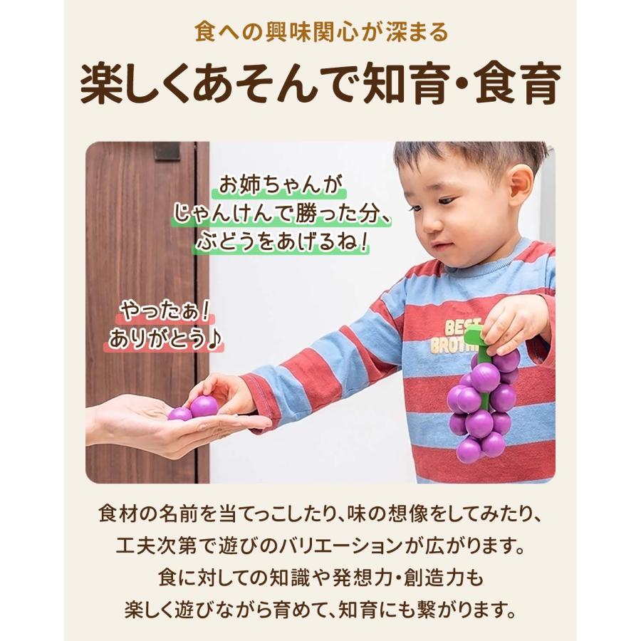RiZKiZ 1年保証 ままごとキッチン 木製 詰め合わせ たべもの 16点