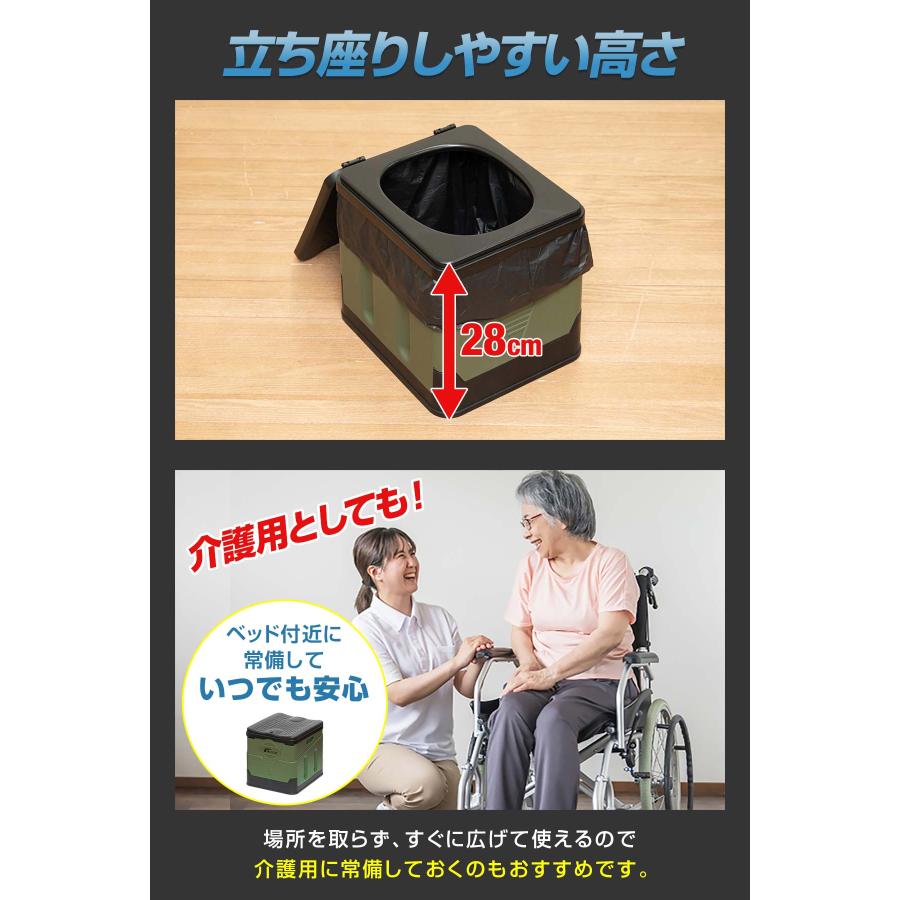 FIELDOOR（フィールドア） 簡易トイレ 災害用 非常用 トイレ Mサイズ