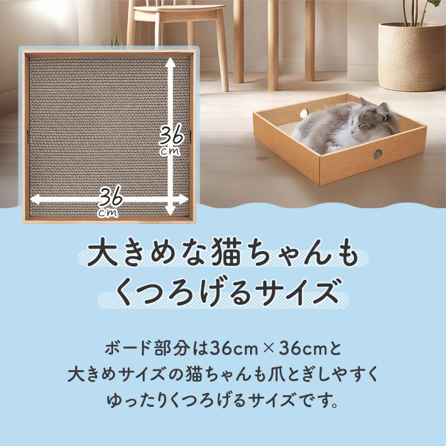 爪とぎベッド 猫 爪研ぎ ダンボール 38×38cm 強化ダンボール製 爪とぎベッド 猫 爪研ぎ ダンボール 38×38cm 強化ダンボール製