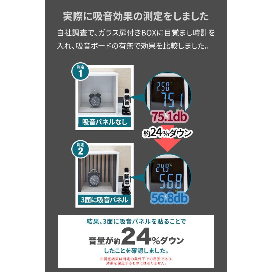 吸音パネル 吸音材 80×30cm 6枚組 吸音ボード 壁 ウォールパネル 壁