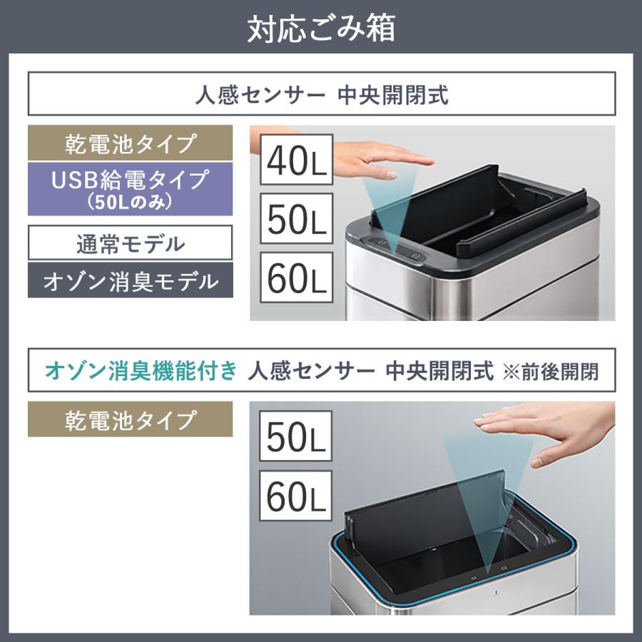 自動開閉 ゴミ箱 専用キャスター 4個セット 40L/50L/60Lタイプ対応 人