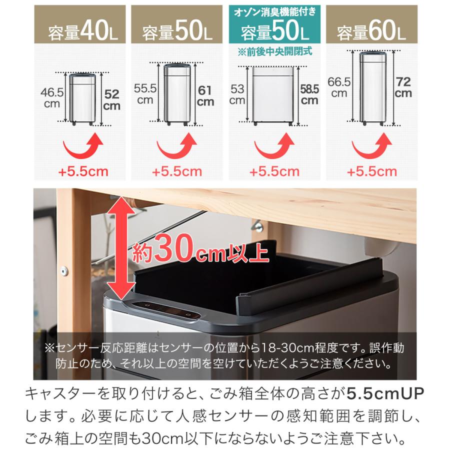 ※お値下げ等お気軽にご相談下さい。 未開封品！ 楽天市場】自動開閉 ゴミ箱 専用キャスター4個セット 人感