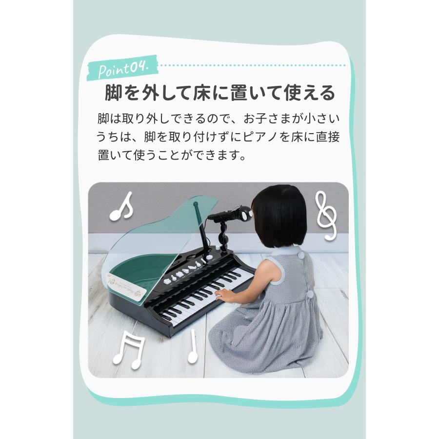 RiZKiZ おもちゃ ピアノ マイク付き ミニピアノ セット 電子玩具 RiZKiZ おもちゃ ピアノ マイク付き ミニピアノ セット 電子玩具