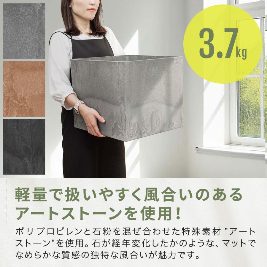 プランター 大型 幅37cm×高さ32.5cm 四角 スクエア プランターボックス