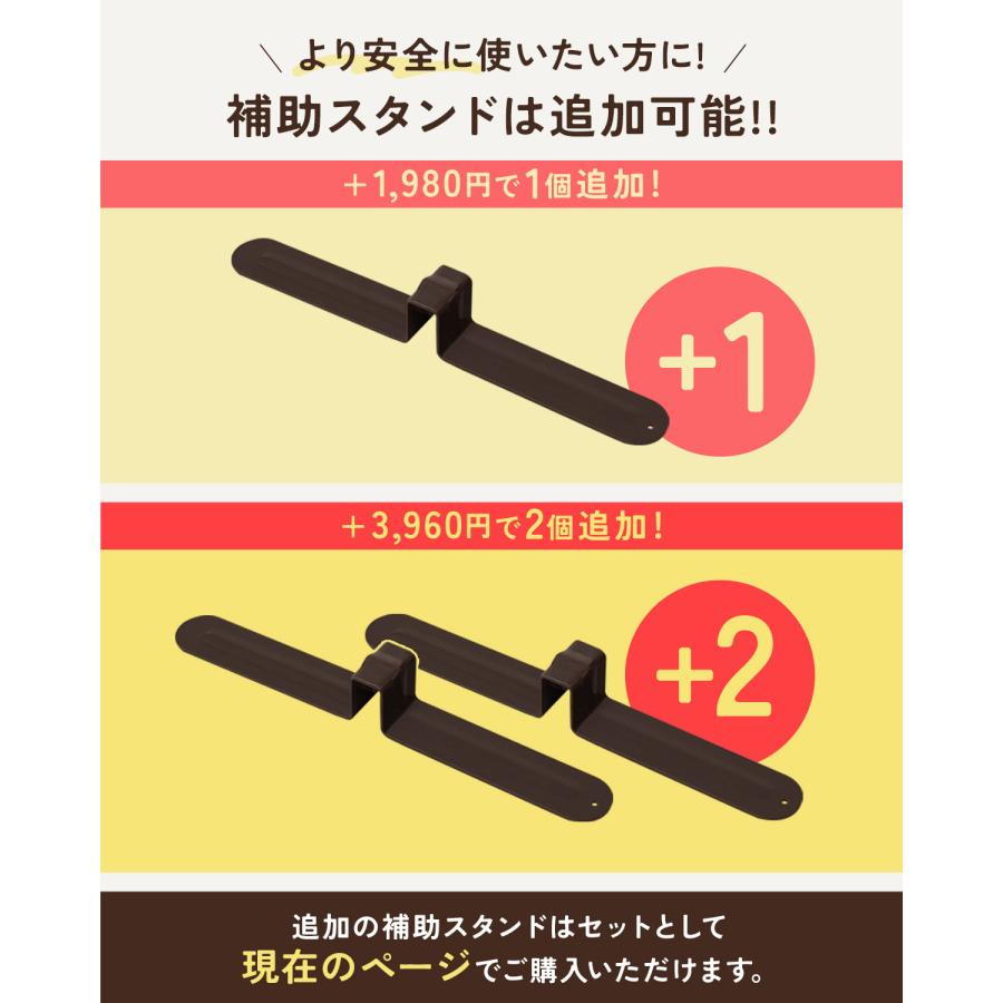 ベビーフェンス 木製 置くだけ 幅424cm×高さ70cm 最大幅480cm ハイタイプ 扉付き パネル 8枚 幅60cm 自立スタンド付き RiZKiZ 組立簡単 1年保証 送料無料の画像