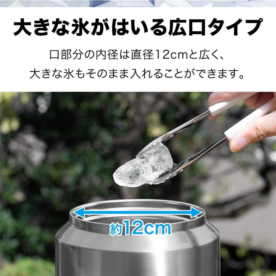 ヤフー1位 アイスコンテナ 1.9L ウォータージャグ 小型 キャンプ用 氷入れ アウトドア 保冷 保温 水筒 広口 大容量 ステンレス 真空断熱 FIELDOOR 送料無料 | FIELDOOR | 02