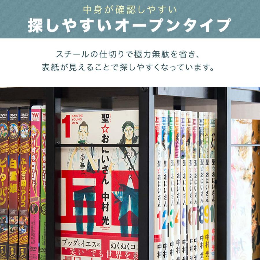 本棚 回転 7段 スリム 大容量 回転式本棚 幅40×40cm 高さ154cm 4面 360
