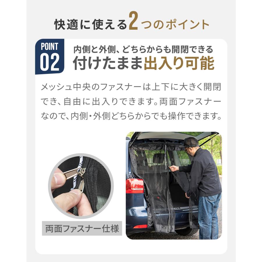 FIELDOOR（フィールドア） ヤフー1位 車用メッシュネット 防虫ネット