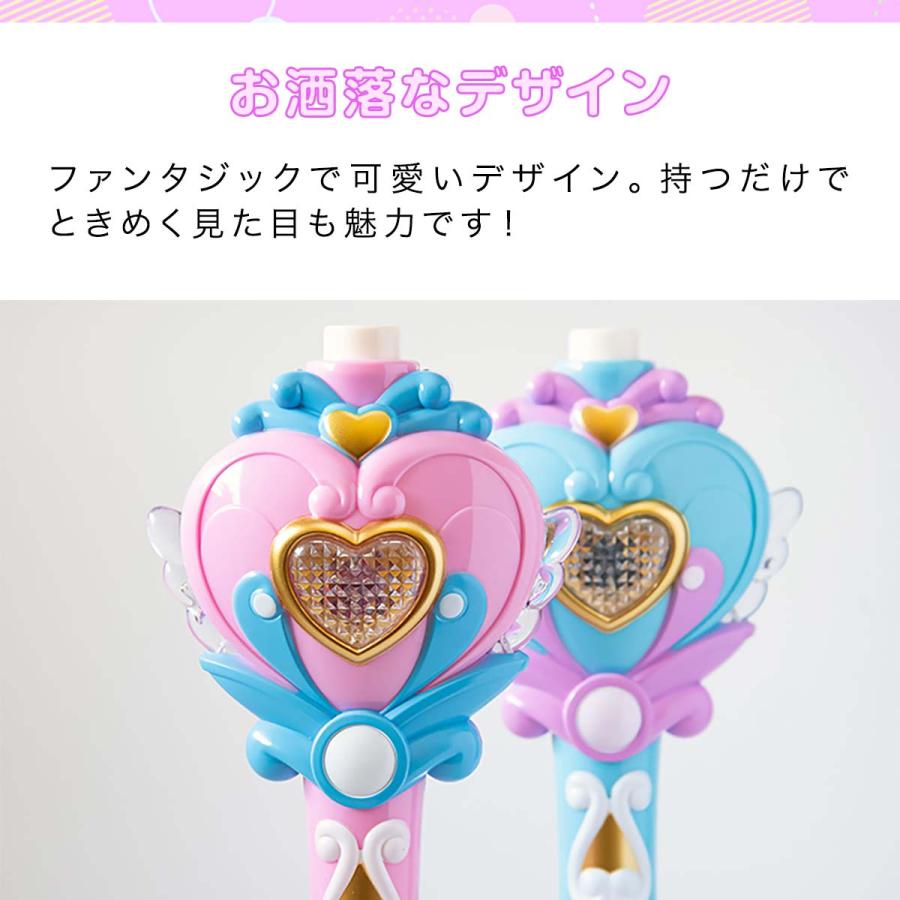 RiZKiZ シャボン玉 電動 バブルステッキ おもちゃ しゃぼん玉 電池式