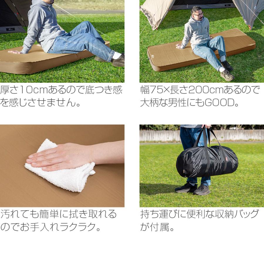 FIELDOOR キャンプマット 厚手 2枚セット シングル/ダブル 幅 FIELDOOR キャンプマット 厚手 2枚セット シングル/ダブル 幅