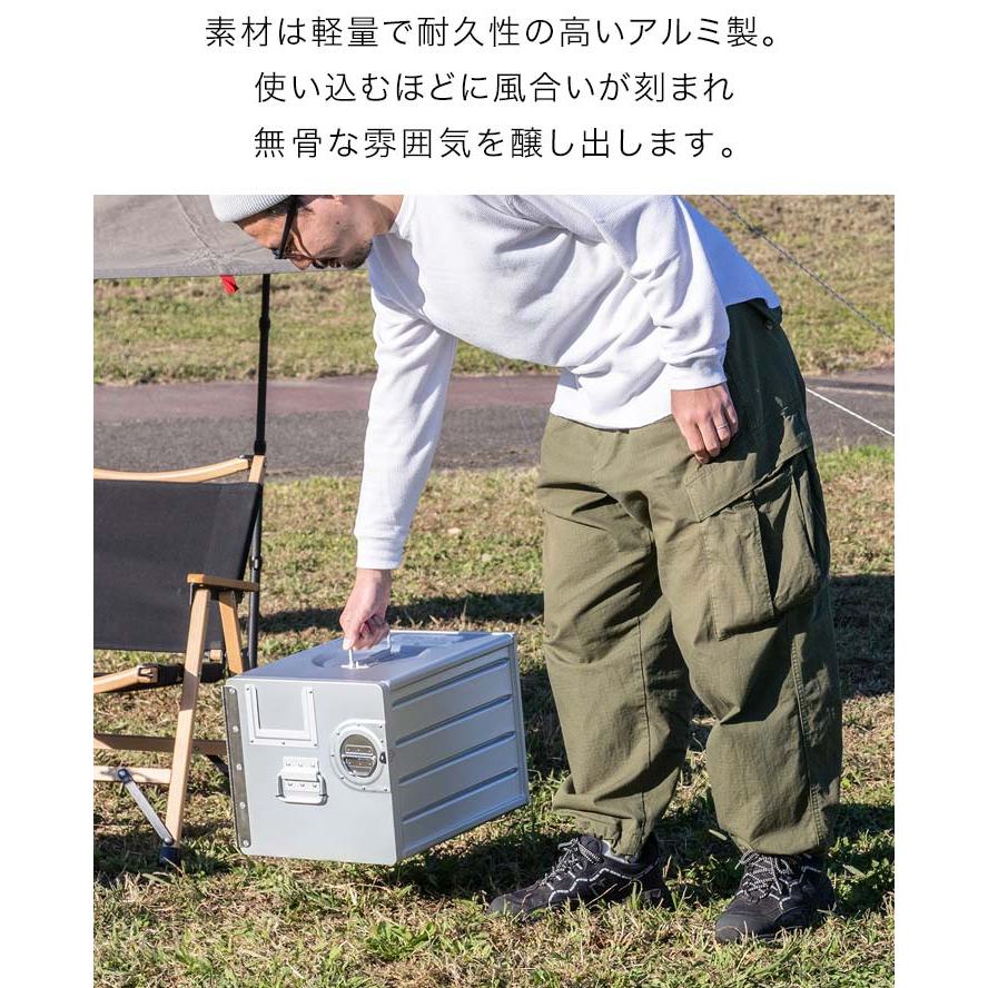 FIELDOOR コンテナボックス アルミギャレーボックス キャンプ FIELDOOR コンテナボックス アルミギャレーボックス キャンプ